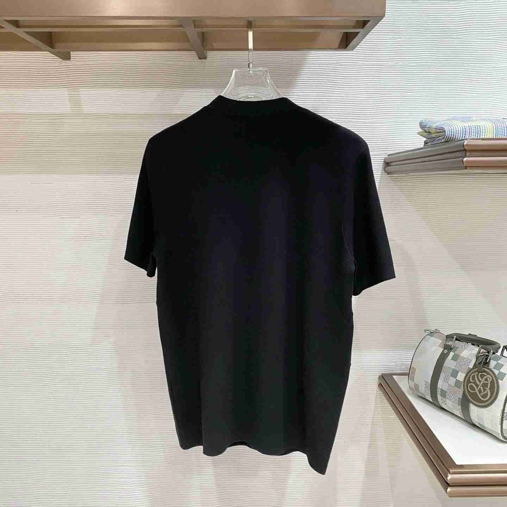 Polo Ralph Lauren Navy Tee with Red Emblem - Picture 9 of 9